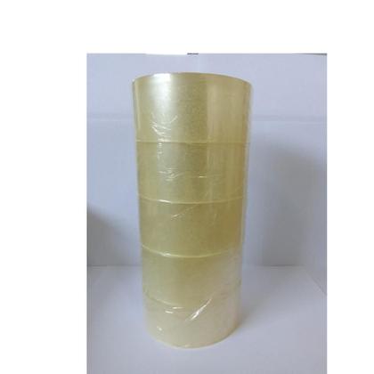 Imagem de Kit 10 Fita Adesiva Embalatudo Transparente 45mm x 100m  Empacotamento Profissional  Alta Aderência