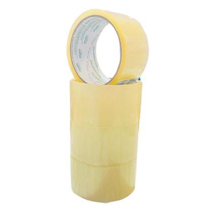 Imagem de Kit 10 Fita Adesiva Larga Transparente p/ Embalagem 48mmx40m