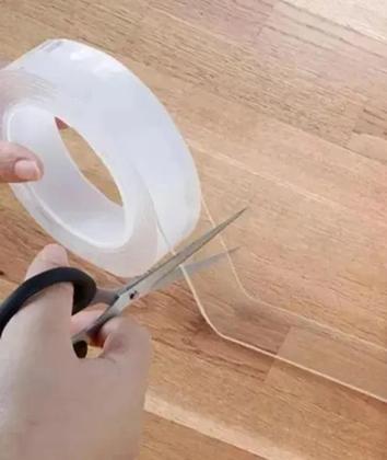 Imagem de Kit 10 Fitas Dupla Face Transparente Adesiva Resistente Forte