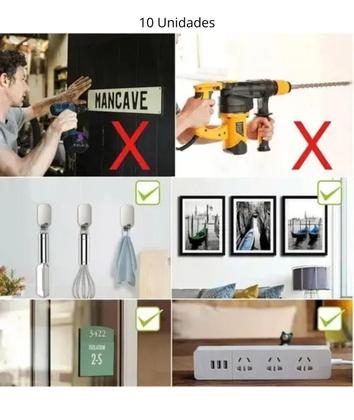 Imagem de Kit 10 Fitas Dupla Face Transparente Adesiva Resistente Forte