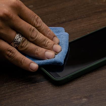 Imagem de Kit 10 Flanela Para Limpeza Tela Celular Notebook Uso Geral