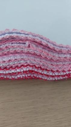 Imagem de Kit 10 Fraldas de Boca Bebê Malha Dupla Branca com Bico de Picueta 32x32cm