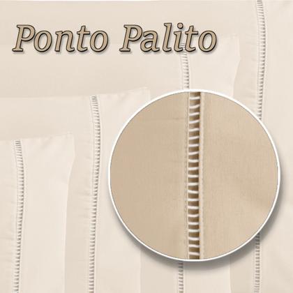 Imagem de Kit 10 Fronhas ( 5 Pares ) Percal 200 Fios Ponto Palito 100 Algodão