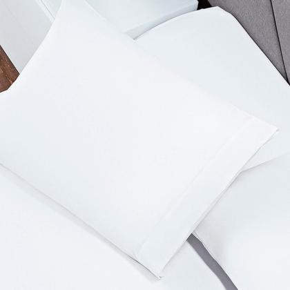 Imagem de Kit 10 Fronhas 70 X 50 Soft Capa Travesseiro Envelope Branco