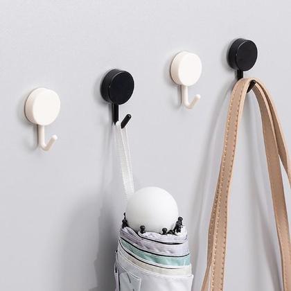 Imagem de Kit 10 Ganchos Adesivos Organizador Sem Furos Suporte Parede