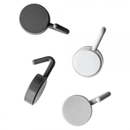 Imagem de Kit 10 Ganchos Adesivos Organizador Sem Furos Suporte Parede