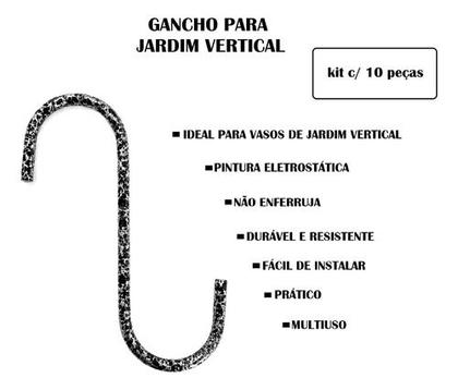 Imagem de Kit 10 Ganchos P/ Pendurar Vasos E Flores