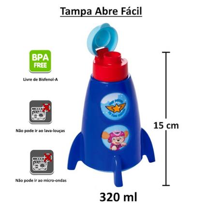 Imagem de Kit 10 Garrafas Foguete Patrulha Canina para Festa Infantil