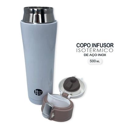 Imagem de Kit 10 Garrafas Isotérmica com Tampa 500ml