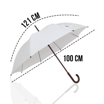 Imagem de KIT 10 Guarda Chuva Automático Portaria Reforçado Contra Vento 2205