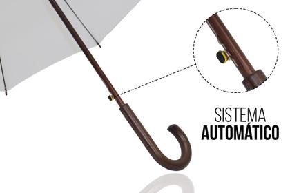 Imagem de KIT 10 Guarda Chuva Automático Portaria Reforçado Contra Vento 2205