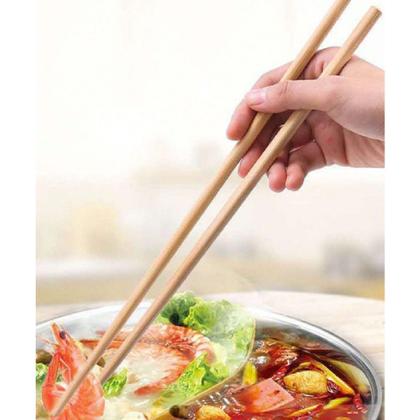 Imagem de Kit 10 Hashi em Bambu Oriental Comida Japonesa Restaurante