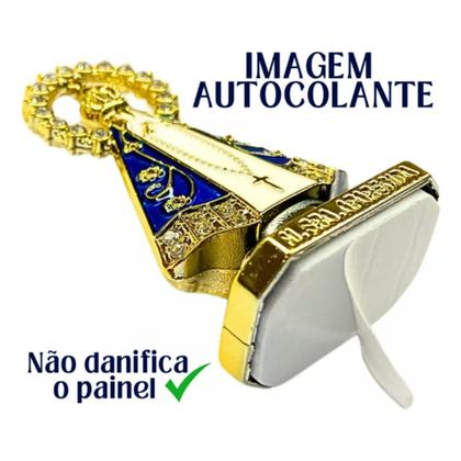 Imagem de Kit 10 Imagem Nossa Senhora Aparecida Miniatura Para Mesa M1