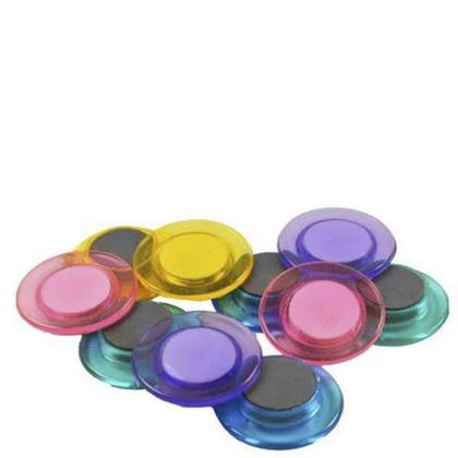 Imagem de Kit 10 Ímãs Coloridos para Geladeira Eletrodoméstico Painéis