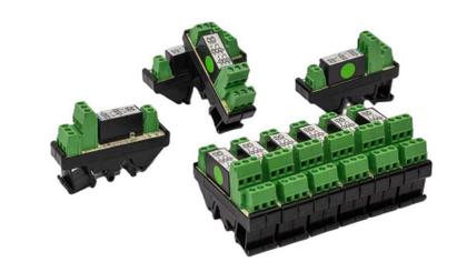 Imagem de Kit 10 interface borne rele duplo 220vac 8a