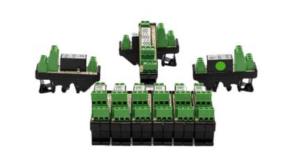 Imagem de Kit 10 interface borne rele duplo 220vac 8a