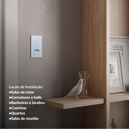 Imagem de Kit 10 Interruptor Smart Wifi 2.4GHz Alexa 1 Botão e Tomada 4x2 Bivolt Branco291990626-10 Neo Avant