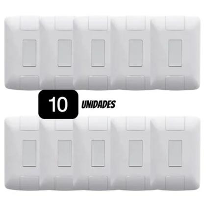 Imagem de Kit 10 Interruptores 1 Tecla Simples 6A Aria - Tramontina