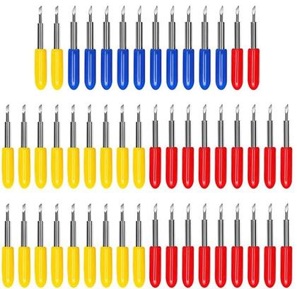 Imagem de Kit 10 - Lâmina Faca Plotter De Recorte 30º 45º 60º Roland