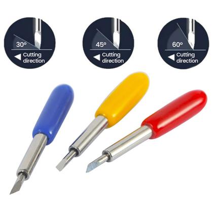 Imagem de Kit 10 - Lâmina Faca Plotter De Recorte 30º 45º 60º Roland