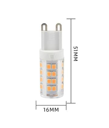 Imagem de Kit 10 Lâmpada Halopin Led G9 5w Lustres E Pendentes Bivolt BRANCO QUENTE