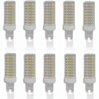 Imagem de Kit 10 Lampada Led Halopim G9 12w 88 Leds Para Lustre Arandela 