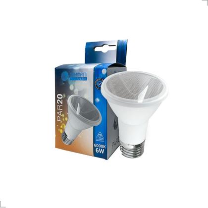 Imagem de Kit 10 Lâmpadas Led 2700K/4000K/6000K PAR20 6W Luminatti Bivolt LM501/LM624/LM502