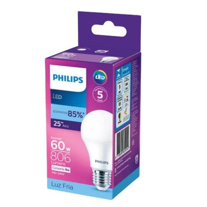 Imagem de Kit 10 lampadas led bulbo a60 9w 6500k 806lm bivolt