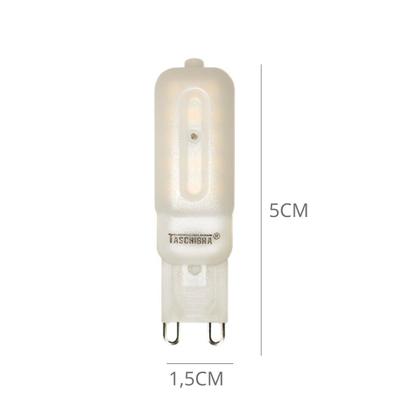 Imagem de Kit 10 Lâmpadas Led Taschibra G9 Bipino 2,5W Leitosa 2700K