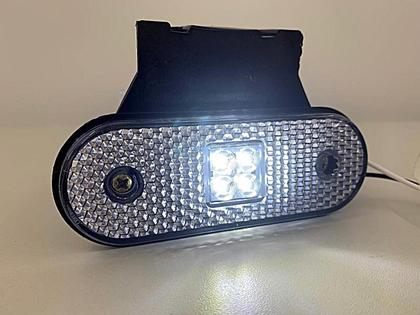 Imagem de Kit 10 Lanterna Led Cristal Lateral Báu Carreta Caroceria 12/24v KLX