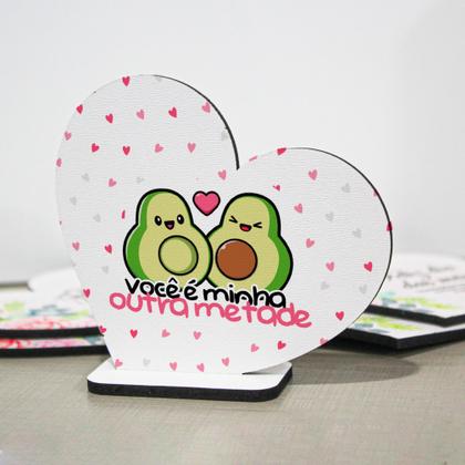 Imagem de Kit 10 Lembranças Dia Dos Namorados Mdf Coração 8cmx8,7cm