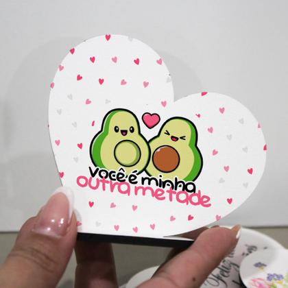 Imagem de Kit 10 Lembranças Dia Dos Namorados Mdf Coração 8cmx8,7cm