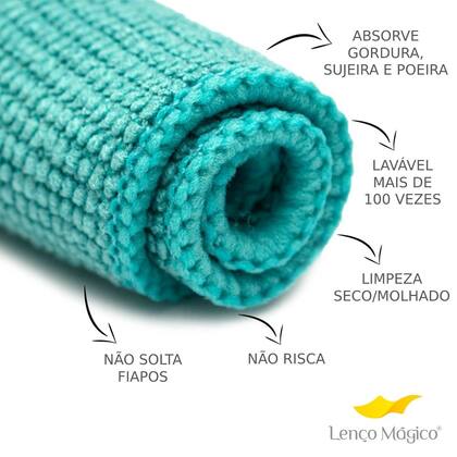Imagem de Kit 10 Lenço Para Limpa Tela Notebook Computadores Uso Geral