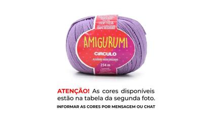 Imagem de Kit 10 linha Amigurumi 254m Circulo cores a sua escolha