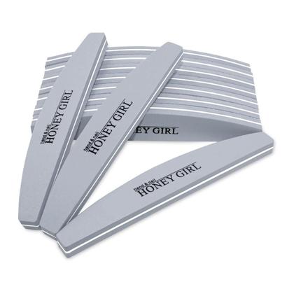 Imagem de Kit 10 Lixa Polidora Buffer Bumerangue Unhas Gel Honey Girl