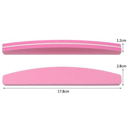 Imagem de Kit 10 Lixas Buffer De Polir Unha Gel Acrílico 100/180
