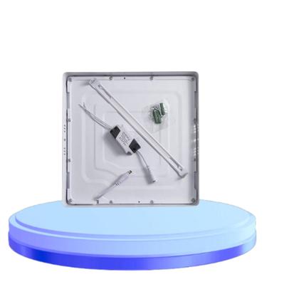 Imagem de Kit 10 Luminária Painel Plafon Led 25W Quadrado Sobrepor Bivolt 110v-220v Branco Frio 6500K
