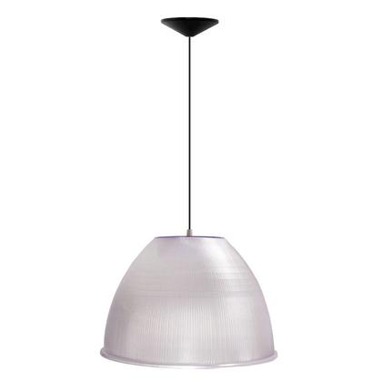 Imagem de Kit 10 Luminárias Para Galpão Industrial 16 Pol 40cm Cristal Cabo 1,1M