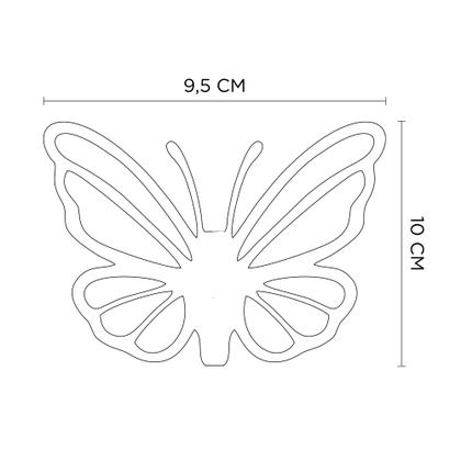 Imagem de  Kit 10 MDF Borboletas Decoração de Mesa 