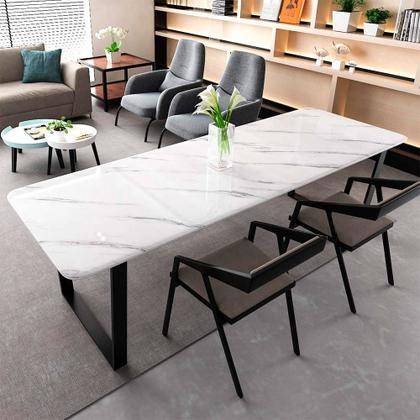 Imagem de Kit 10 Metros de Papel de Parede Adesivo Lavavel Marmore Carrara