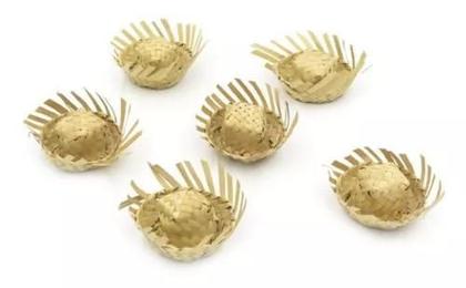 Imagem de Kit 10 Mini Chapeuzinho De Palha Para Festa Junina