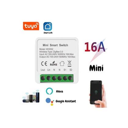 Imagem de Kit 10 Mini Interruptor Inteligente 16a Wifi