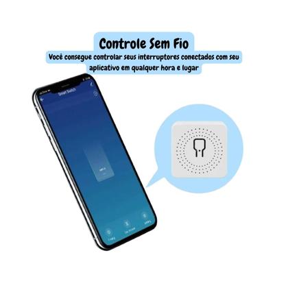 Imagem de Kit 10 Mini Interruptor Inteligente 16a Wifi