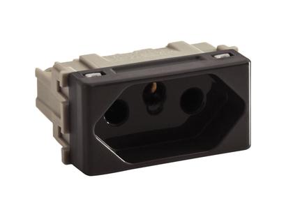 Imagem de Kit 10 Modulo Tomada 20A 250V Preto - Tramontina