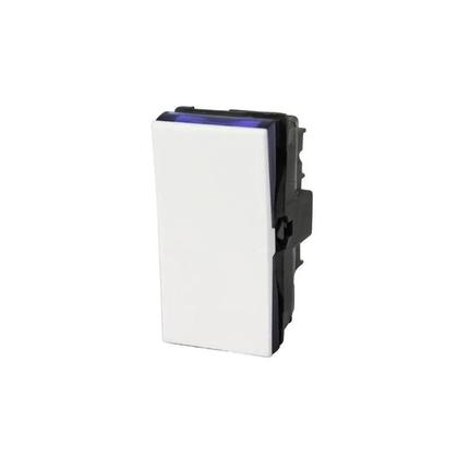 Imagem de Kit 10 Módulos 1 Interruptor Simples Branco Borne Pial Plus+