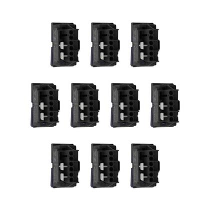 Imagem de Kit 10 Módulos 1 Interruptor Simples Branco Borne Pial Plus+