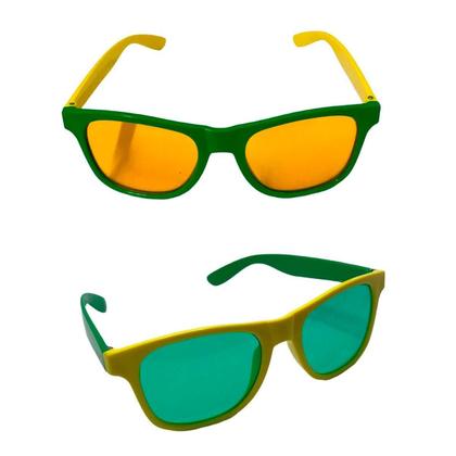 Imagem de Kit 10 Óculos Colorido Festa Copa Do Mundo 2022 Brasil