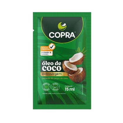 Imagem de Kit 10 Óleo de Coco Copra Extravirgem Sachê 15ml
