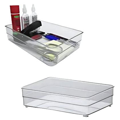 Imagem de Kit 10 Organizador Modular Gaveta Acrílico Multiuso Transparente