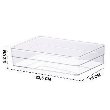 Imagem de Kit 10 Organizador Modular Gaveta Acrílico Multiuso Transparente